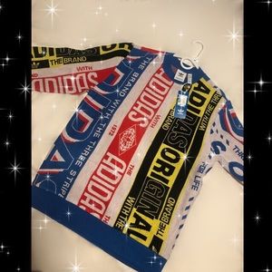 Adidas scarf knit crew sweater